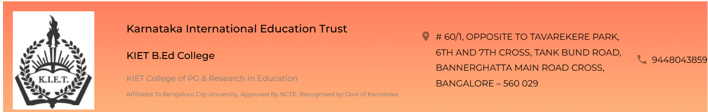 KIET B.Ed College logo